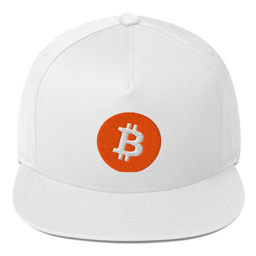 Bitcoin Flat Bill Cap - BTC
