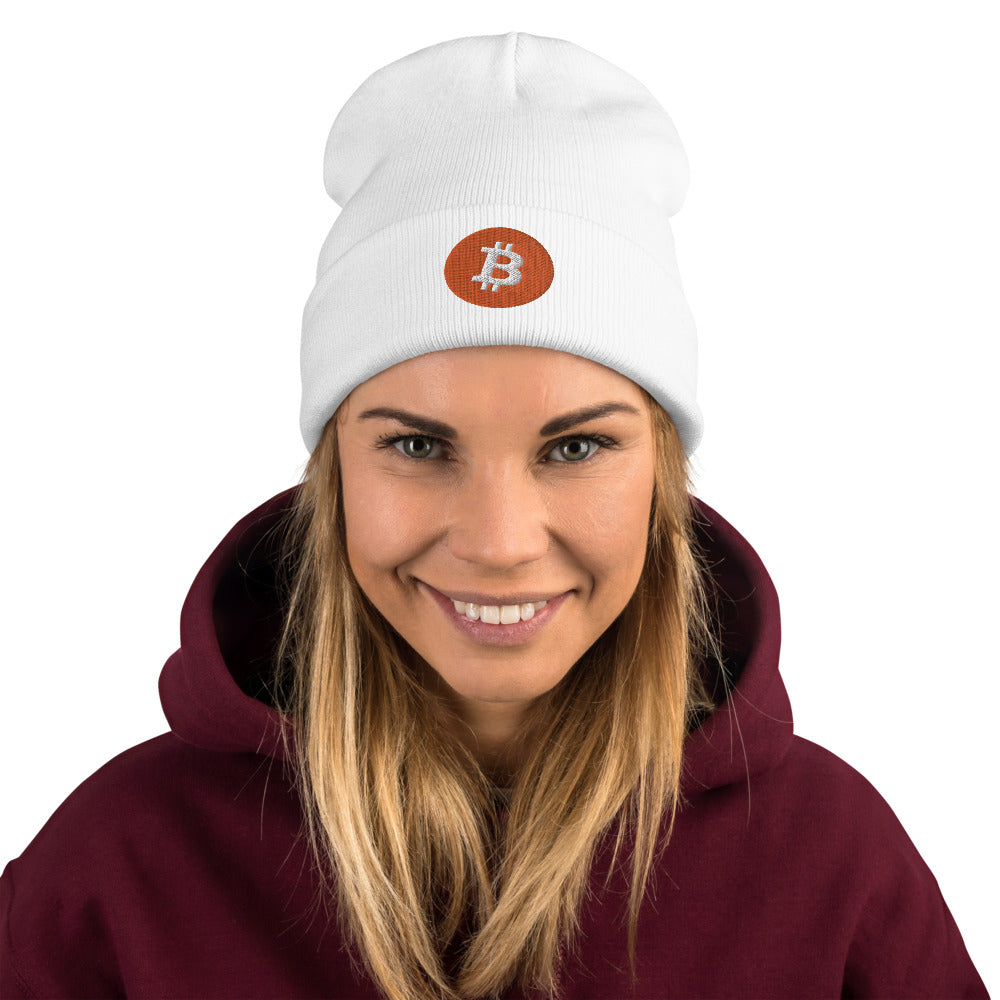 Embroidered Beanie - BTC