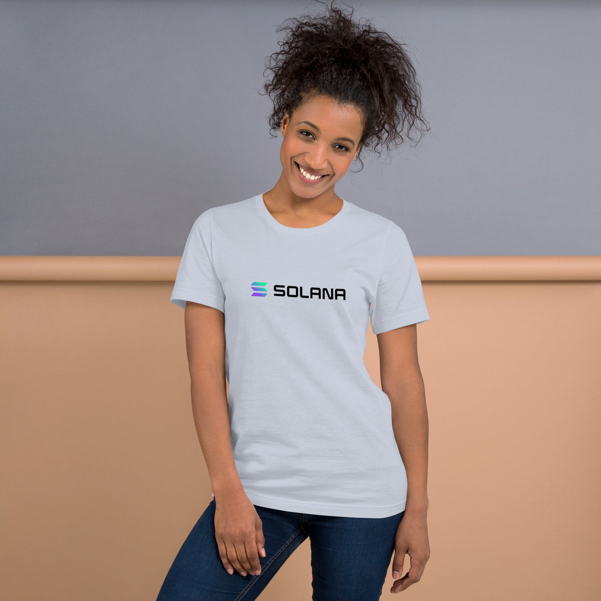 SOL T-Shirt worn by a model
