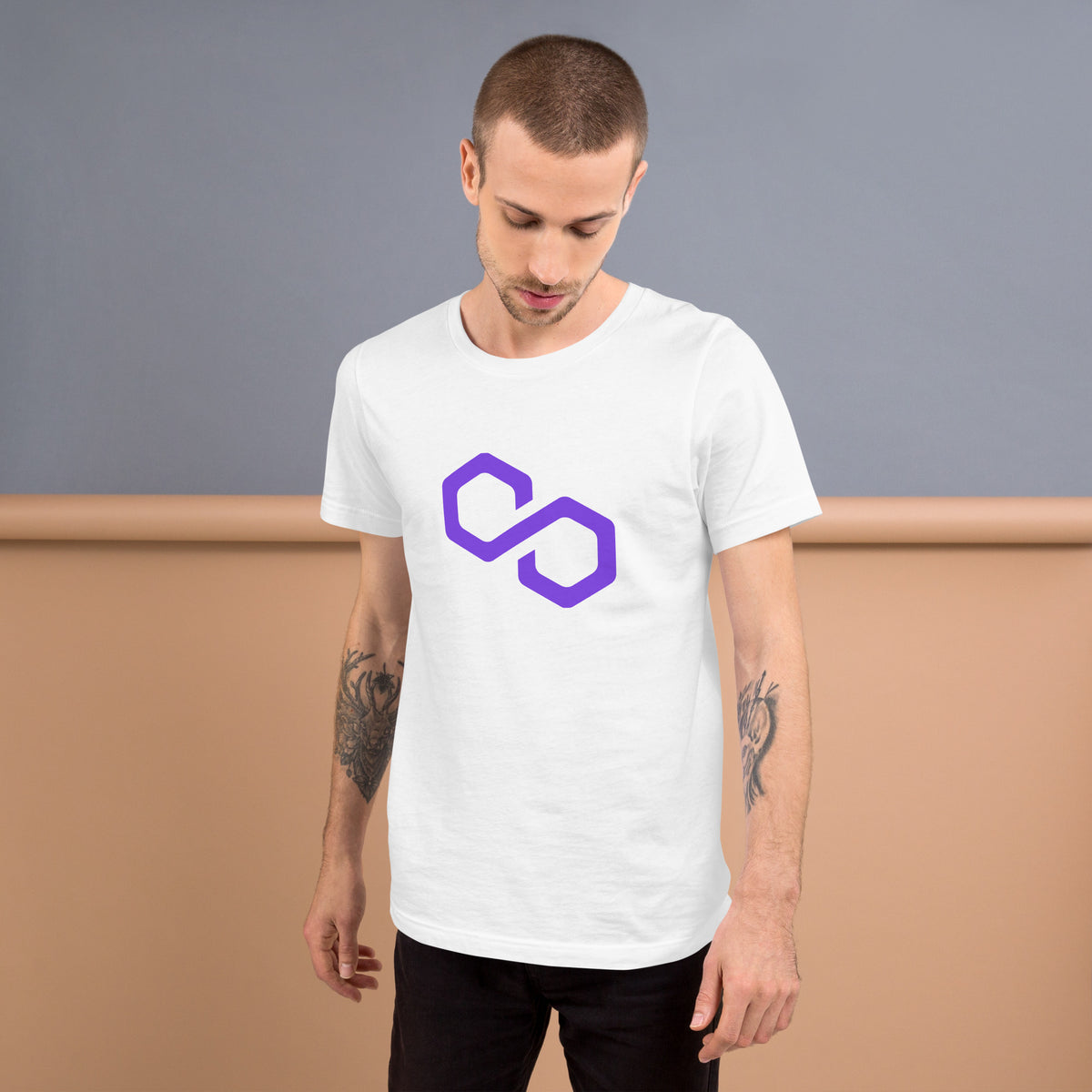 POL T-Shirt worn by a model
