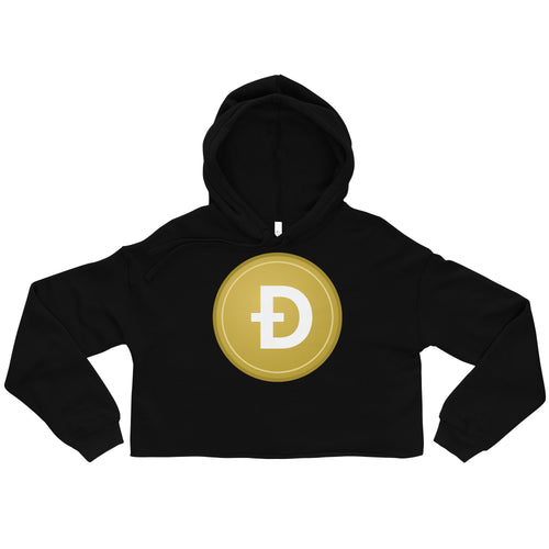 Dogecoin Crop Hoodie - DOGE