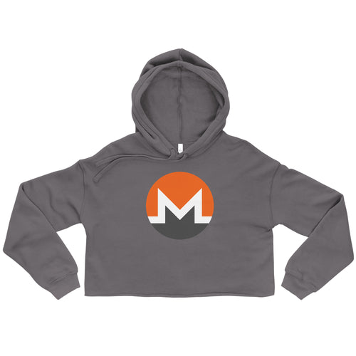 Monero Crop Hoodie - XMR
