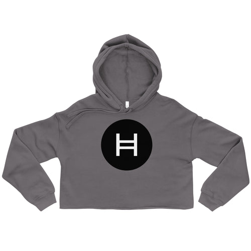 Hedera Crop Hoodie - HBAR