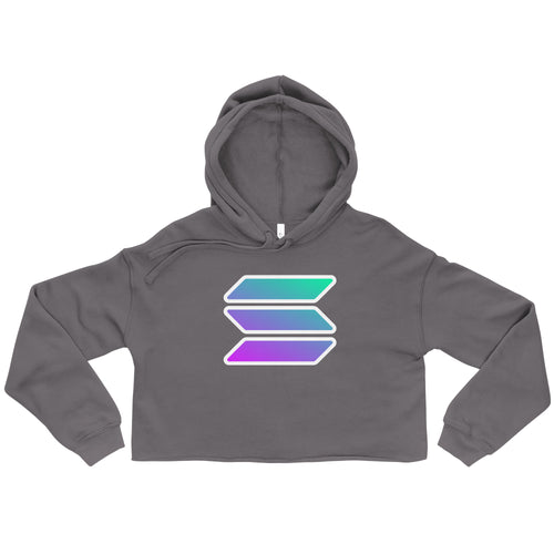 Solana Crop Hoodie - SOL