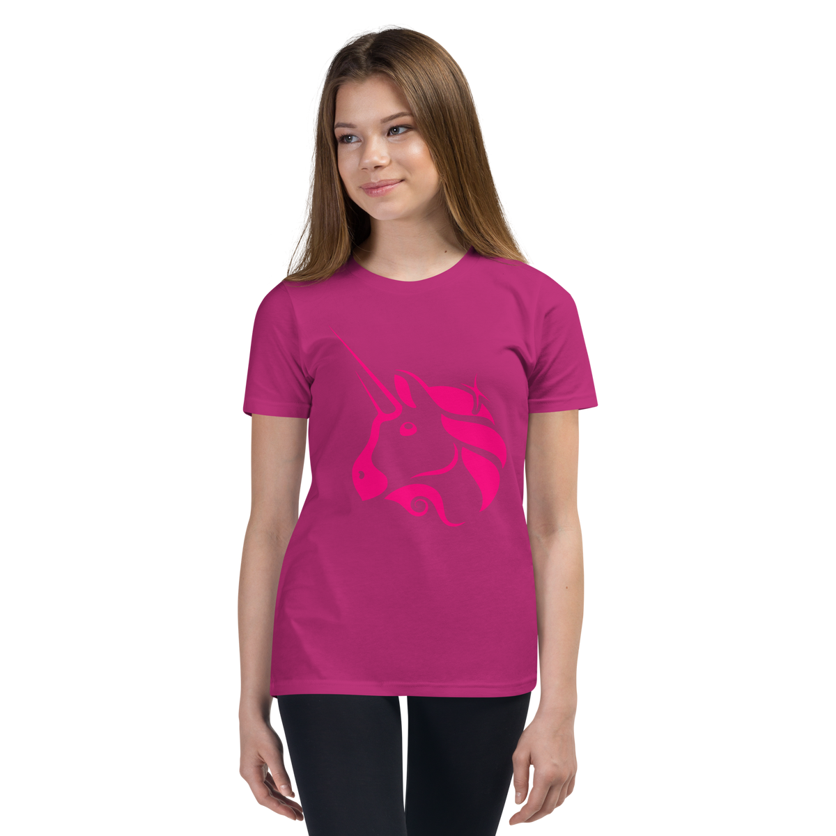 UNI Kids T-Shirt worn by a model