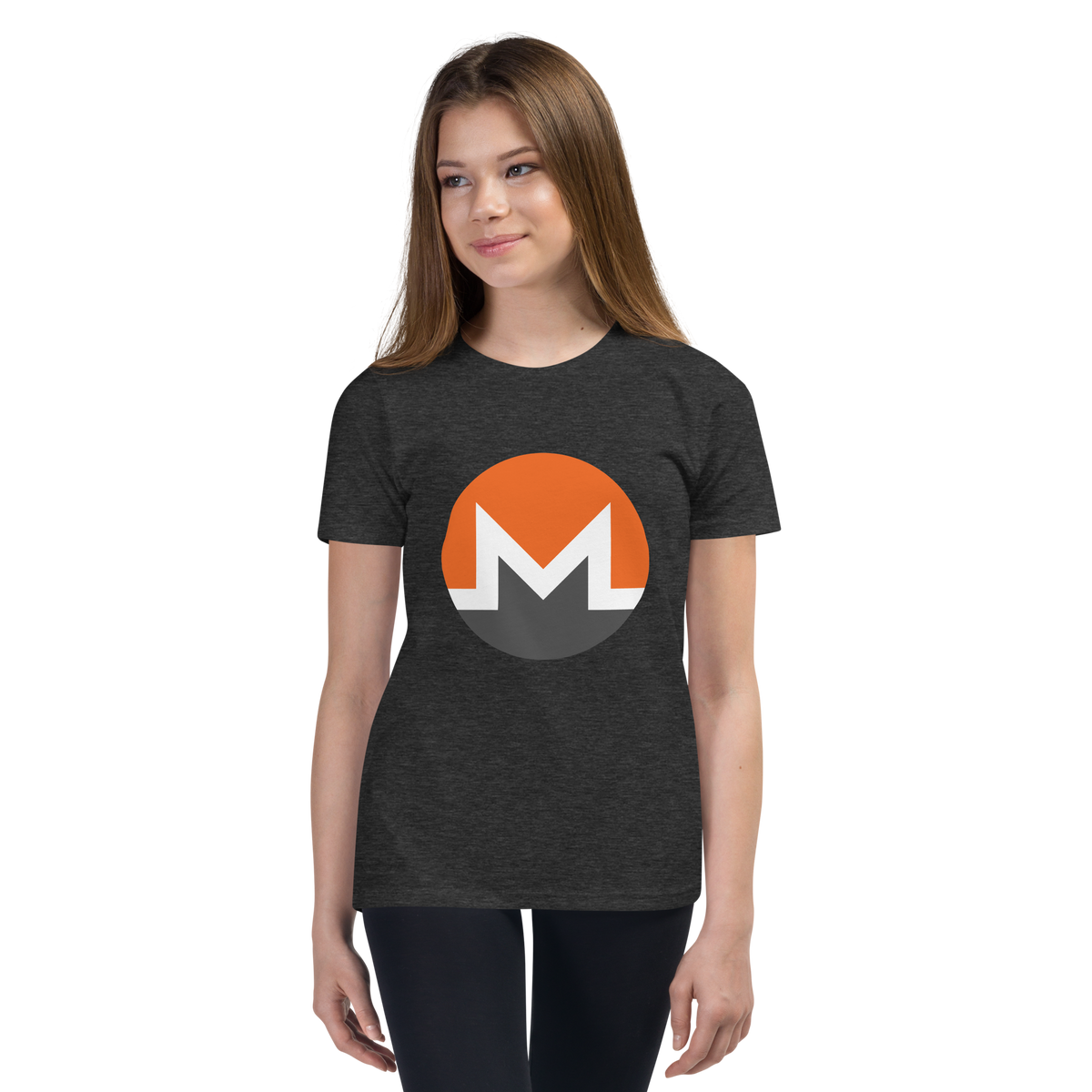 XMR Kids T-Shirt worn by a model