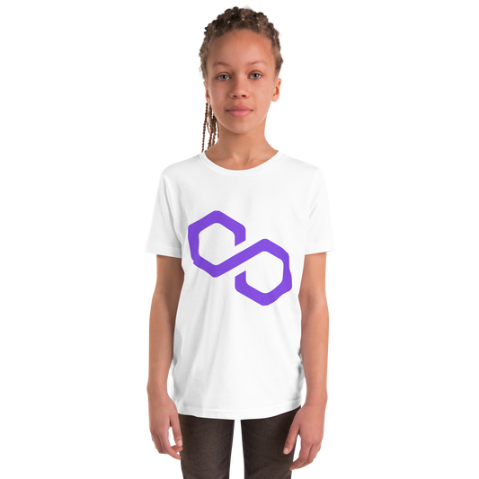 POL Kids T-Shirt worn by a model