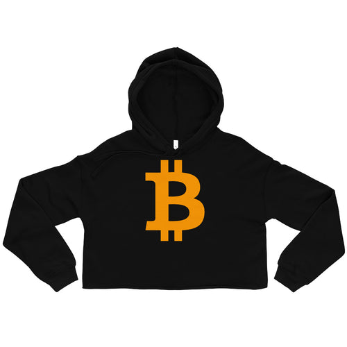 Bitcoin Crop Hoodie - BTC